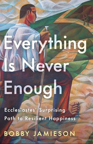 Book cover: man holding a cup, title “Everything Is Never Enough.”