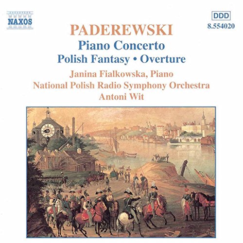 Fialkowskapolish Nrso - Paderewski: Concerto for Piano in A minor, Op. 17; Polish Fantasia on original themes Op. 19 [CD]