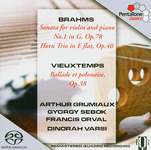 Grumiaux; Sebok; Orval - J. Brahms / H. Vieuxtemps - Brahms Violin Sonata 1 In G Op. 78 / Vieuxtemps Balade & Polonaise Op.38 [CD]