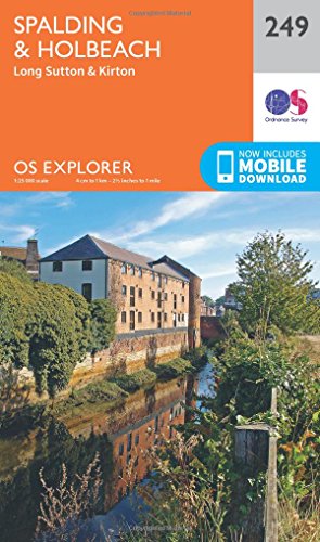 OS Explorer Map (249) Spalding and Holbeach
