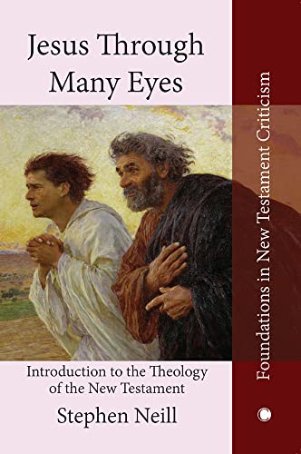 Book cover: “Jesus Through Many Eyes” with painting of two men.