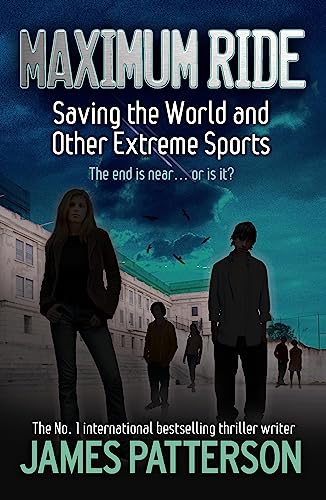 Book cover showing silhouettes of teenagers standing before a building under a dark sky.