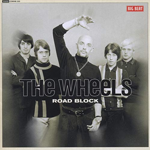 CD cover for “The Wheels - Road Block” featuring a band portrait.