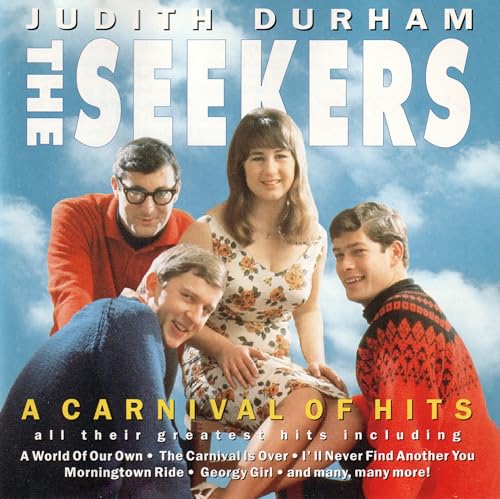 CD cover featuring The Seekers posing against a blue sky with clouds.