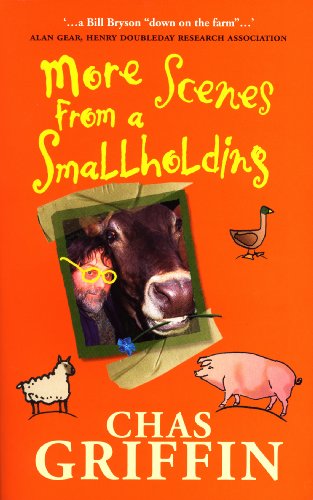 Book cover: orange background with farm animals and title text.