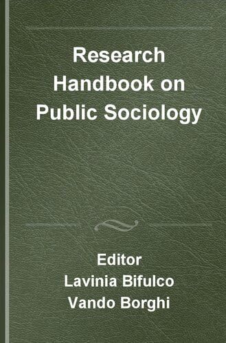 Research Handbook on Public Sociology