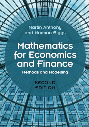 Mathematics for Economics and Finance : Methods and Modelling