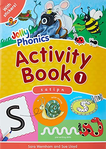 Jolly Phonics Activity Book 1: in Precursive Letters (British English edition)