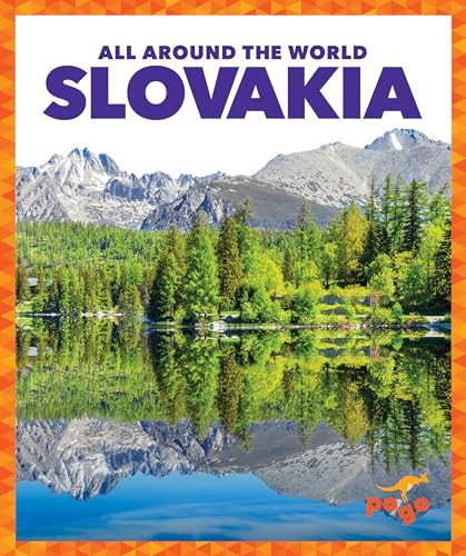 Map or illustration of Slovakia, possibly with geographical features and border markings.