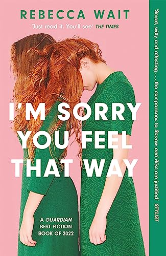Book cover featuring two women with long red hair standing against a pink background.