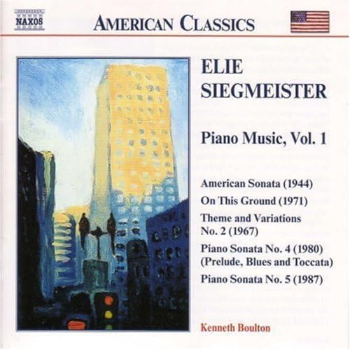 Siegmeister / Boulton - Piano Music 1 [CD]