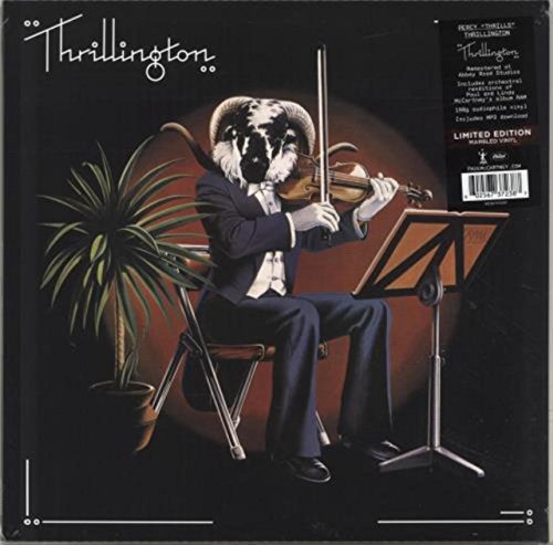 Album cover: a person with a sheep head playing the violin.