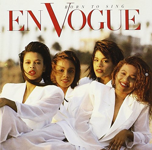 En Vogue album cover featuring four women in white jackets.