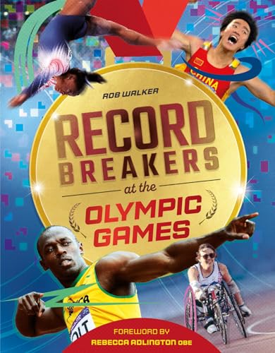 Book cover featuring Olympic athletes in action around a large gold medal graphic.