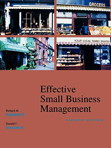 Effective Small Business Management 7E