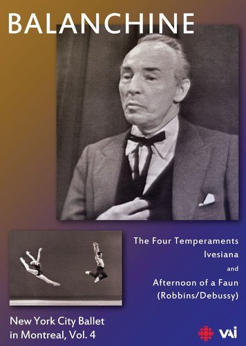DVD cover featuring George Balanchine and ballet dancers in motion.