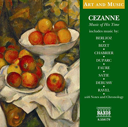 CD cover featuring Cezanne’s still life of oranges and apples.