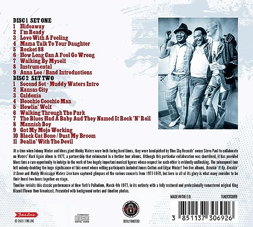 Muddy Waters / Johnny Winter / James Cotton - Live In New York (2cd) [CD]