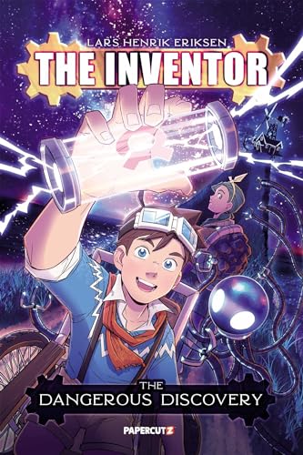 A boy with goggles holds a glowing capsule against a starry, dark background.