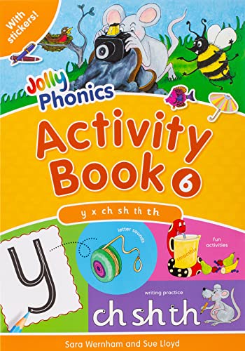 Jolly Phonics Activity Book 6: In Precursive Letters (British English edition)