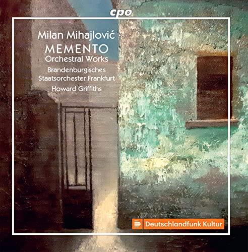 CD cover for “Memento” by Milan Mihajlovi?, featuring a weathered building.