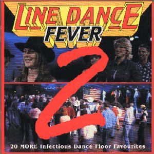 CD cover for “Line Dance Fever 2” featuring dancers and an American flag.