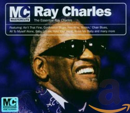 Ray Charles CD cover featuring a portrait of the musician in sunglasses.