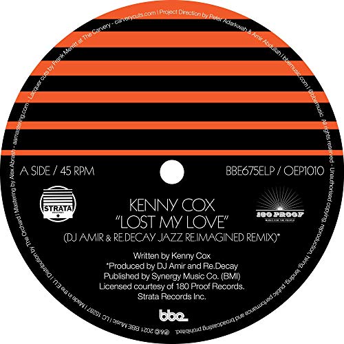 Cox Kenny - Lost My Love (DJ Amir & Re.Decay Jazz Re.Imagined Remix) (12 inch)  [VINYL]