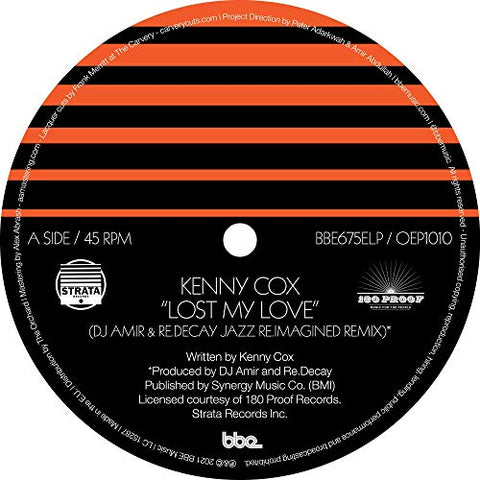 Cox Kenny - Lost My Love (DJ Amir & Re.Decay Jazz Re.Imagined Remix) (12 inch)  [VINYL]