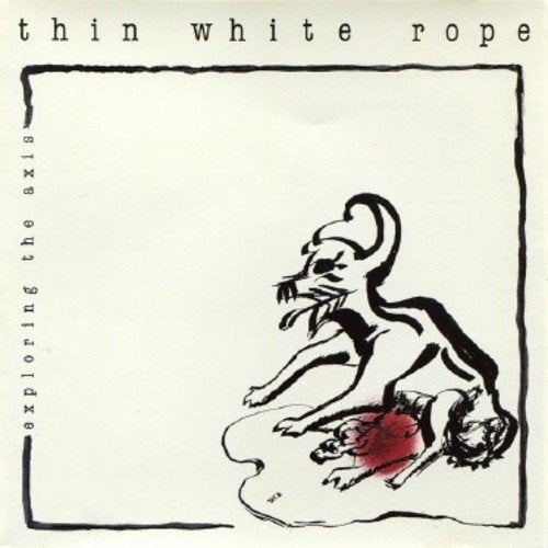 Album cover: black and white sketch of a dog with red accents.