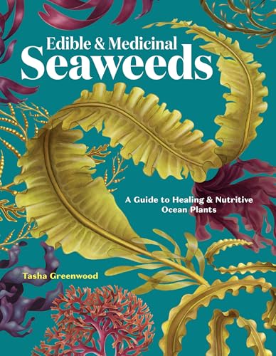Book cover featuring illustrations of various colorful seaweeds and plants.