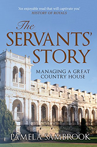 Book cover: "The Servants' Story" with image of a stately home.
