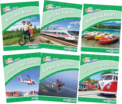 Jolly Phonics Readers Level 3, Our World, Complete Set : In Precursive Letters (British English edition)