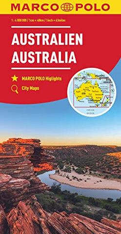 Australia Marco Polo Map (Marco Polo Maps)