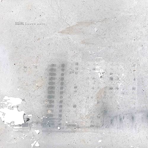 CD cover for Sqürl’s “Silver Haze” with a textured, grey concrete effect.