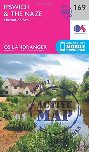 Landranger Active (169) Ipswich, The Naze & Clacton-on-Sea (OS Landranger Active Map)