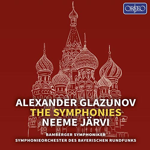 CD cover featuring a white line drawing of Saint Basil's Cathedral on dark red.