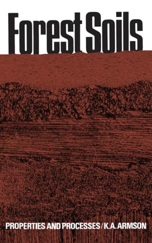 Book cover: "Forest Soils" with a cross-section image of soil layers.