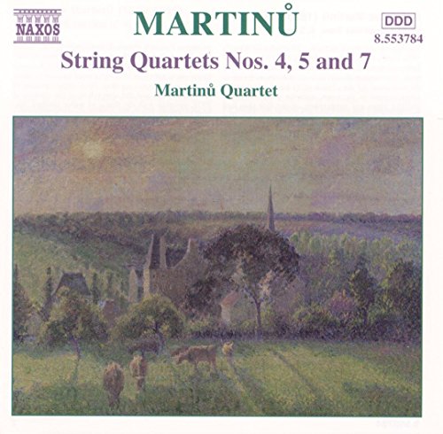 Martinu Quartet - Martinustring Quartets Nos 4 5 7 [CD]