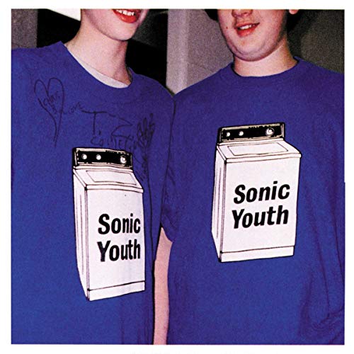 Sonic Youth album cover: two people wearing shirts with washing machine graphics.