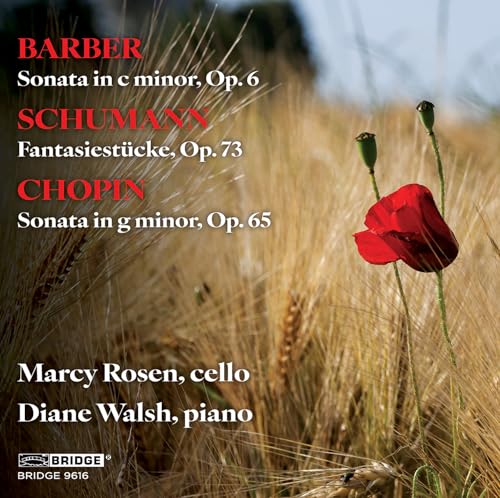 Rosen/walsh - Barber/schumann/chopin - Cello [CD]