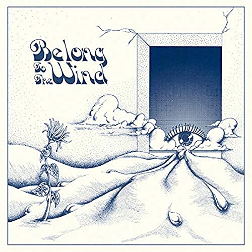 Belong To The Wind" vinyl album cover with surrealist illustration.