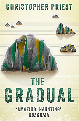 Book cover featuring geometric, origami-style mountain shapes on a lined, pale yellow background.