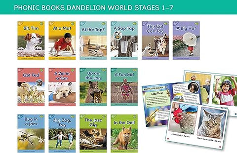 Phonic Books Dandelion World Stages 1-7 (Sounds of the alphabet)