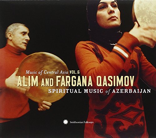 CD cover featuring Alim and Fargana Qasimov with frame drums.