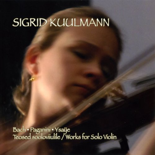 CD cover featuring a violinist, Sigrid Kuulmann, playing her instrument.