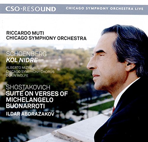 CD cover featuring Riccardo Muti’s portrait and composers’ names.