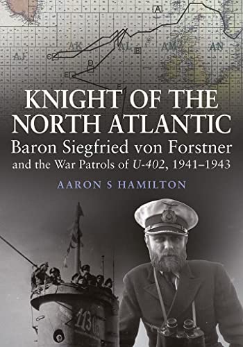 Book cover featuring a bearded naval officer, a submarine conning tower, and a grid map.