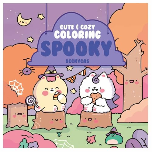 Cute & Cozy Coloring : Spooky