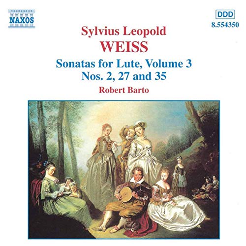 Robert Barto - Weiss: Lute Sonatas, Vol.3 [CD]